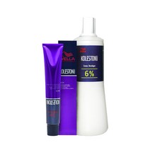 웰라 콜레스톤 퍼펙트 리치 염색약 산화제 포함 80g, 88/74 오렌지브라운, 1개