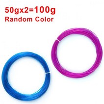 1.75mm 유연한 TPU 3D 인쇄 필라멘트 거품 없음 무독성 승화 프린터 플라스틱 소재 필라멘트 0.5KG/0.25KG, 26. 50g 랜덤 컬러 x 2_ .