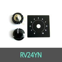 RV24YN 20S 포텐셔미터 가변저항 볼륨저항 노브 명판 TOCOS 아두이노 싱글턴, 100ohm