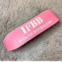 중량벨트 딥벨트 풀업 턱걸이 딥스 피트니스 리프팅 벨트 소가죽 IFBB 역도 남성용 체육관 보디 빌딩 훈련, 07 Pink_02 M