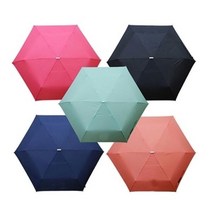 아트박스/유엘디씨 스위스밀리터리 수동 접이식 초경량 단색 무지 3단 우산