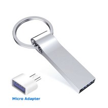 USB 플래시 드라이브 OTG 펜 16GB 32GB 64GB 고속 Usb 스틱 128GB 256GB 512GB 1t 메모리, 1 테라바이트_Silver ad WhiteMicro