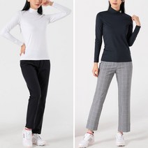 겨울 골프 이너 웨어 연습복 기모 반목 티 셔츠 여성 골프복 상의