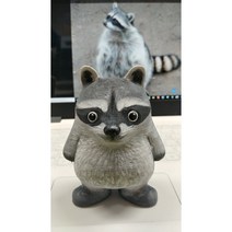 야생동물 미술놀이 색칠공부 3D아트토이 채색DIY키트 - 라쿤 - 집콕 취미 반려토이 키덜트인형