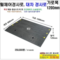 휠체어진입판(1200x800x100~150) 문턱 휠체어경사로 상가진입판