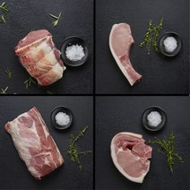 국내산 한돈 돼지 미박 전지 통 앞다리살 뒷다리살 등심 5kg 불고기 찌개용 풀드포크 제육 두루치기 고기 수육 바베큐 냉동, 국내산 뒷다리살 1kg, 통-덩어리