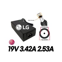 LG모니터M235IPS M235IPS-PN M235IPSM MX235IPS MX235IPSM MX238 MX238DM MX235D MX235DM전용 19V 3.42A어댑터, 어댑터, 1개