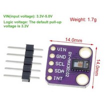 가정용산소발생기 MH-ET 심박수 센서 모듈 Arduino 용 펄스 감지 혈액 산소 농도 테스트 MAX30102 MAX30100, [05] MAX30102 Purple