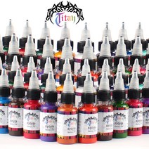 하나뷰티 타투색소 타이탄 문신용 잉크 32컬러 TITAN TATTOO INK, 1개, 다크라벤다 - 0.5oz