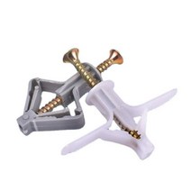 항공기형 확장 앵커 볼트 중공벽 석고보드 고정 나사