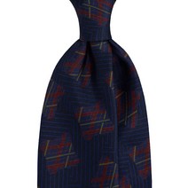 이태리 꼬모 윈도우 올오버 스포데라토 네이비레드