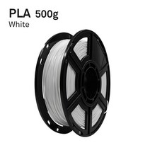 3D Flashforge-1.75mm PLA 0.5 KG 스풀 필라멘트 프린터 어드벤처 3/파인더/드리머/발명가 시리즈용 프린트 재료, 03 PLA 0.5 white