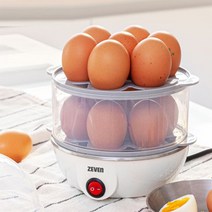 2단 계란찜기/ 계란삶는기계 달걀찜기 에그쿠커 에그스티머 달걀찜기 전기쿠커, 단일컬러
