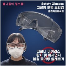 고글형 투명 보안경 봄나들이 필수템