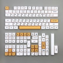 주식 롤 스틸 명품 고급 키보드 xda 프로필 125 키 pbt 키 캡 염료-서브 체리, 열 다섯