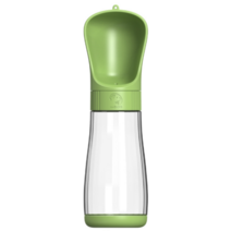 강아지 고양이 외출 휴대용 물병, 510ml, 라이트 그린