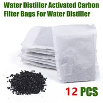 FANS딜온LE 4L/6L Water Diiller 정수기 머신 조리대 스테인리스스틸 인테리어 CE, 12pcs Filter