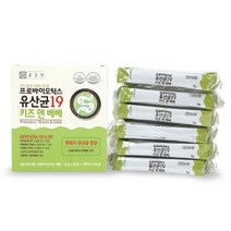 종근당 프로바이오틱스 유산균19 키즈앤베베 신바이오틱스 프리바이오틱스 루테인 유산균 유아유산균 어란이유산균 30포 x 2개, 1개