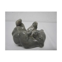 VTG 로얄 코펜하겐 KNUD KYHN ROLY POLY PLAYFUL 그레이 BEAR 미니 조각상 피겨린 2.5