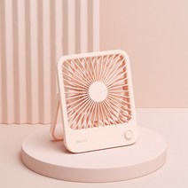 지수라이프 탁상용 휴대용 선풍기 무소음 다용도 벽걸이가능 미니팬 FA26 FA26A, 핑크