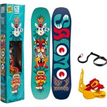 살로몬 어린이 스노우보드 판 보드 TEAM PACKAGE (팀 패키지) 키즈 90~100cm 리쉬 바인딩