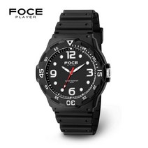 포체 FOCE 플레이어 우레탄밴드 시계 FP1125B-BK