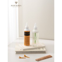 루비 코스메 32펌 얇은 머리 극손상 손상머리 앞머리 탄머리 탈색 파마약, 1세트