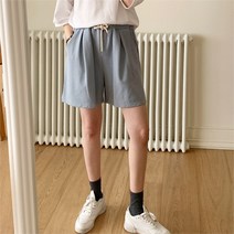 겟잇미 겟잇미다르니 뒷밴딩 봄 무지 면 반바지 (8550225)