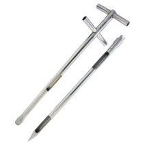 토양시료 채취기 추출기 샘플러 표본 땅 식물 뿌리 흙, 길이 1.5m / 직경 32mm