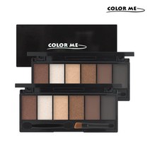 메이시코스메틱 칼라미 아이존 아이섀도 키트, No.1 Basic Brown, 2개입