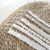 레이스 마스크스 트랩 면100 국내 제작 자체 핸드 메이드 목걸이 마스크줄 분실 방지, 어린이용50cm(화이트플로랄)