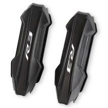 야마하 오토바이 25mm 크래시 바 범퍼 엔진 가드 블록 보호 커버 YZF R3 R6 RD250 RD400 TDM850 TDM900, 06 B balck R3