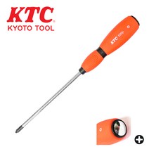 KTC 일제 슬림 타격 십자드라이버 D7P2 다가네 소프트그립 플러스 필립스 자석 볼 툴보이, 날장150/PH2