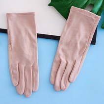 신페이드 여성 무지 장갑 봄 여름 운전 자전거 등산, 아이보리