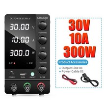 30V 10A DC 전원 공급 장치 조정 가능한 숫자 디스플레이 미니 실험실 전원 공급 장치 전압 조정기 60V 5A, CHINA_A-SPS-C3010 Black | 220V