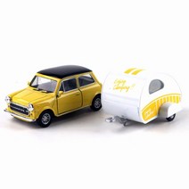 미니쿠퍼 1300 카라반 메탈 올드 미니카 아이 소장용 diecast 어린이집 미니어쳐 완구