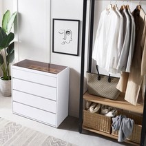 Sunshine 아일랜드 서랍장 시계 소품 보관함 정리함 벨트 넥타이 수납함 800, 화이트