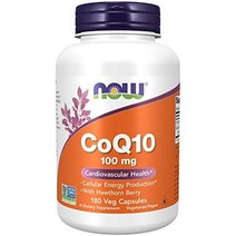 나우 NAC 보충제 산사나무 열매가 포함된 coq10 100mg 제약 등급 발효에 의해 생성된 모든 트랜스 형태 180 식물성 캡슐