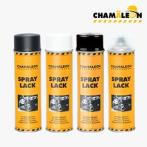 카멜레온 아크릴 스프레이 26204 검정무광 26414 화이트유광 26214 검정유광 26404 클리어코트 500ml, 화이트유광(26414), 1개