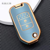 자동차 키케이스자동차 키 케이스 커버 셸 Fob For Honda Civic HRV CRV XRV Crider Odyssey Pilot Fit Acc, 03 2 Button Gray