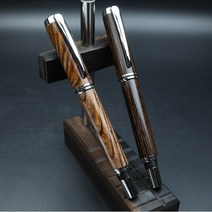선물용 고급펜 수성펜 우드펜 나무볼펜 이니셜각인볼펜, 코코볼로, 인조가죽1P케이스, F(0.6mm)