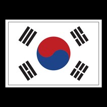 차량용 스티커 데칼 흠집 스크래치 가리기 태극기