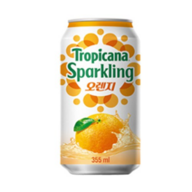 롯데칠성음료 트로피카나 스파클링 오렌지 355ml, 70개
