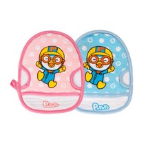 뽀로로 샤워 라운드 장갑 /목욕장갑 라운드형/샤워타월/샤워장갑, 분홍