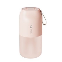 물멍 가습기 진동자 생수병 가열식 자연기화 천연 자연기화식 세척쉬운 샤오미 300ml 무선 디퓨저 가습기, 01 Pink_01 USB