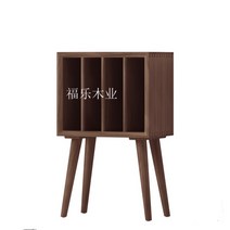 LP판 수납장 책장 턴테이블 선반 보관함 CD 레코드판, 1단 책장 소나무 색상 45x28x76