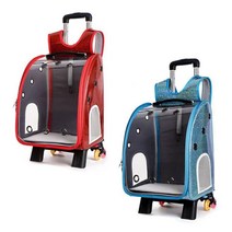 기내용이동장 웰시코기이동장 고양이배낭 개가방 강아지백, 블루