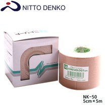 일본수입 니또텐코 키네시올로지 테이핑테이프 5cmx5m, 1EA+마술패치