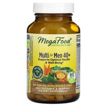 MegaFood 40세 이상 남성용 종합비타민, 60 개
