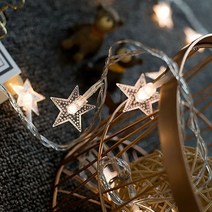 led 별모양 전구 조명 가랜드 줄 전구 조명 건전지 usb 감성캠핑 차박 아이방 조명, 2. usb형, 1. 3m20구